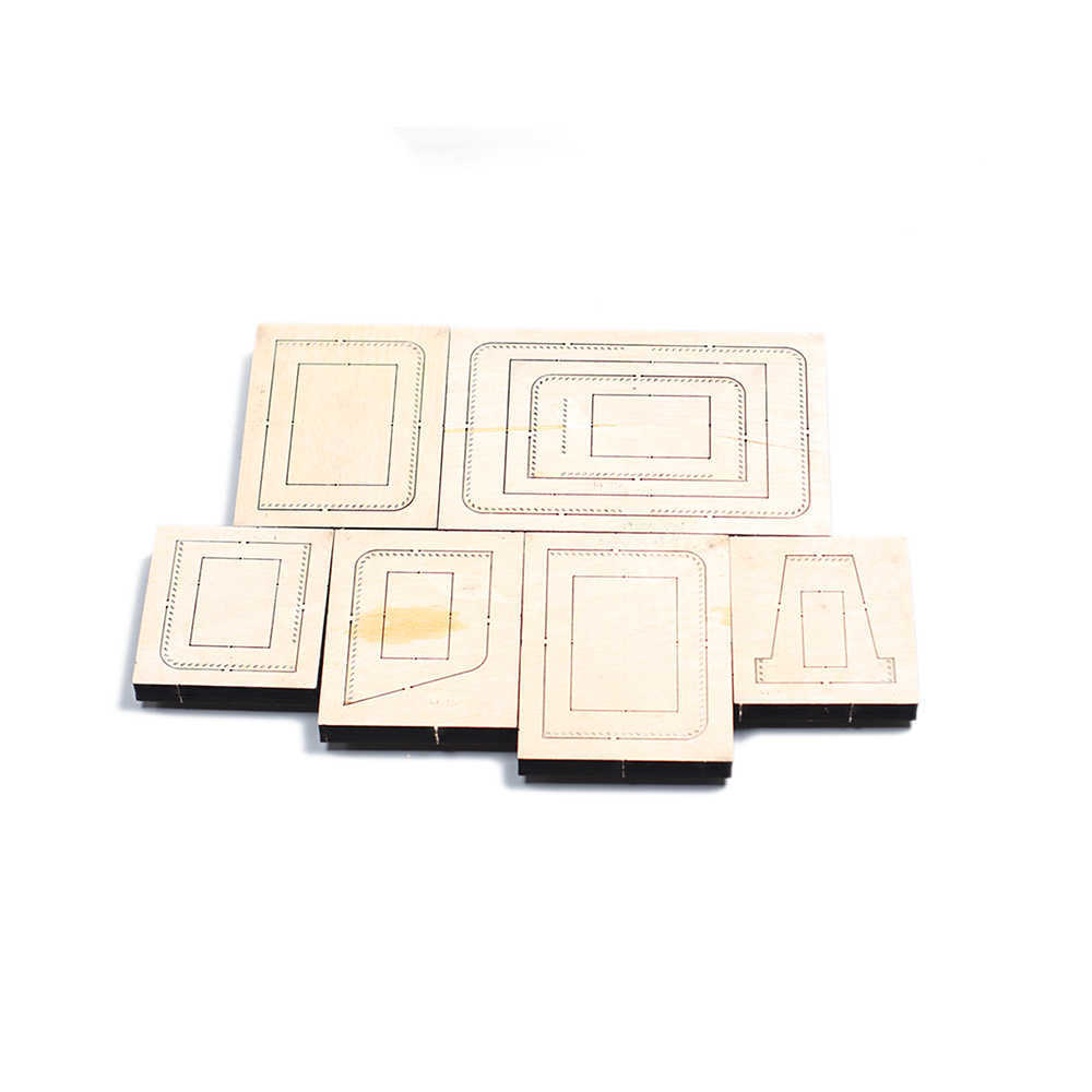 DIY leather craft simple card  - Leatherwork Patterns 评论和价格