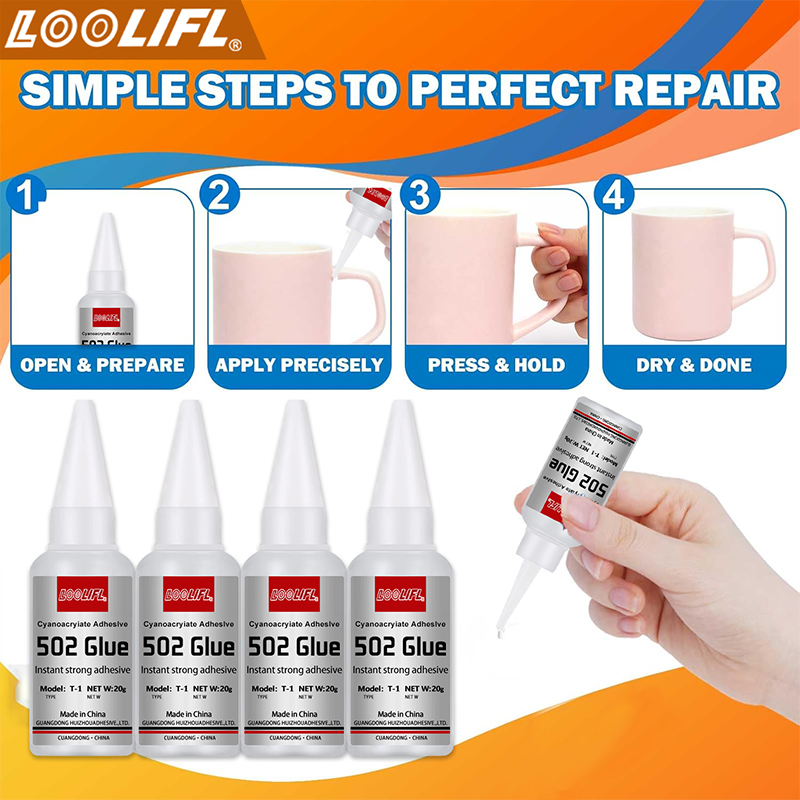 1-3pcs,20ml,502 super glue, qu - Leather Workshop 评论和价格