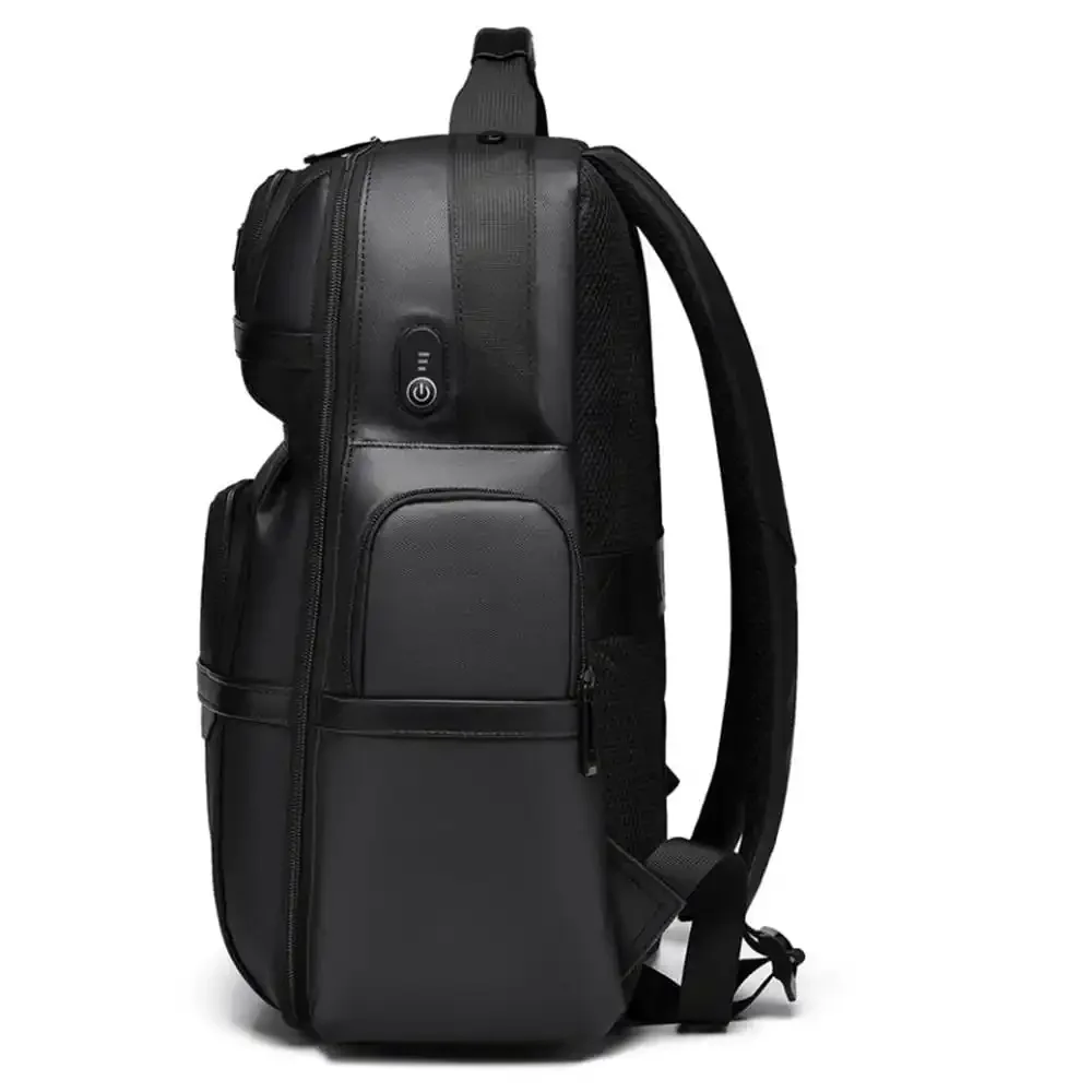 Men Leather Laptop Backpack Fi - Leather Work Bag Laptop 评论和价格