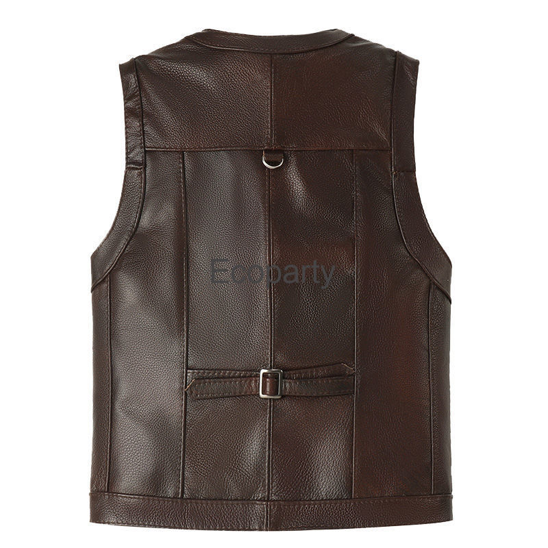 2024 Autumn Winter Leather Ves - Leather Work Vest 评论和价格