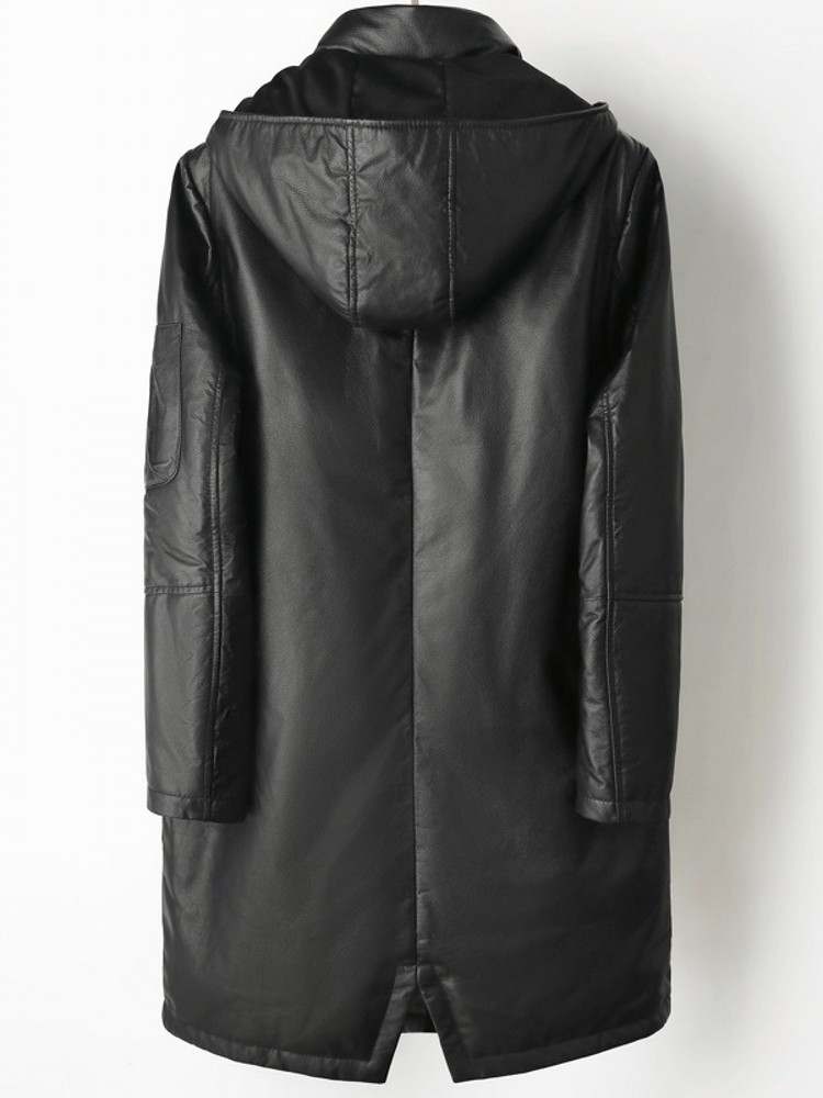 Winter Men Warm Cowhide Genuin - Leather Work Jacket Mens 评论和价格