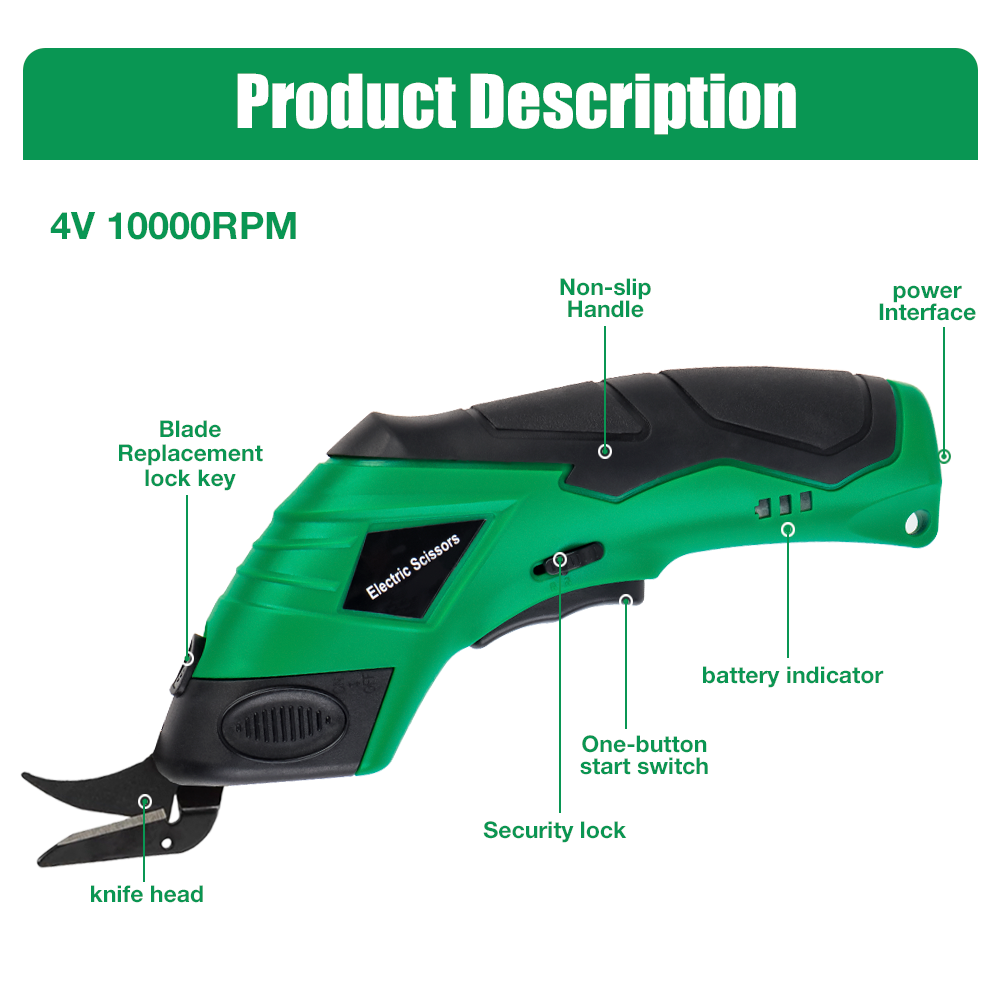 4V Electric Scissors, Home USB - Leatherwork Projects 评论和价格