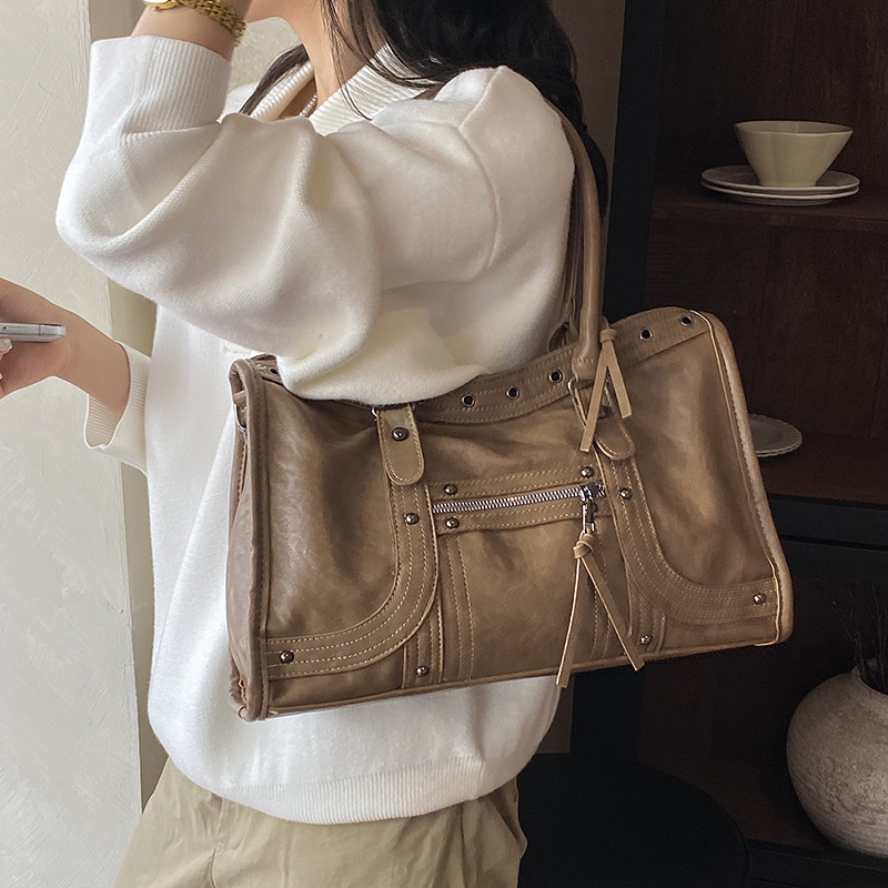 Motorcycle Handbag Retro Women - Leatherwork Workshop 评论和价格
