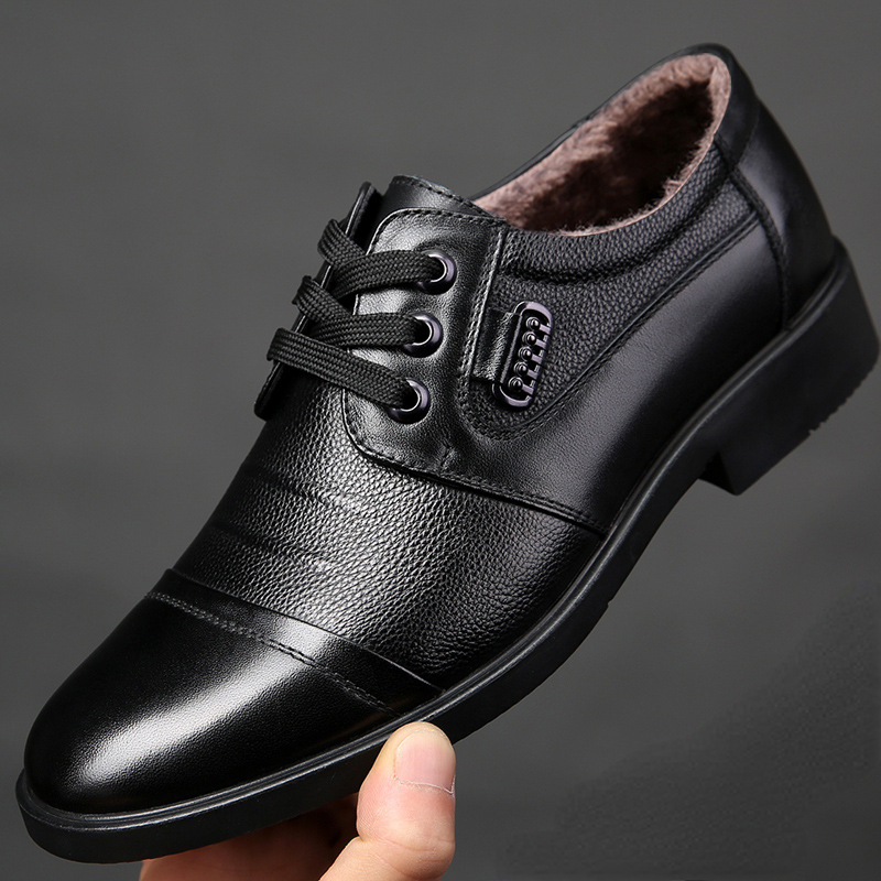 Winter Men Genuine Leather For - Leather Work Oxfords 评论和价格