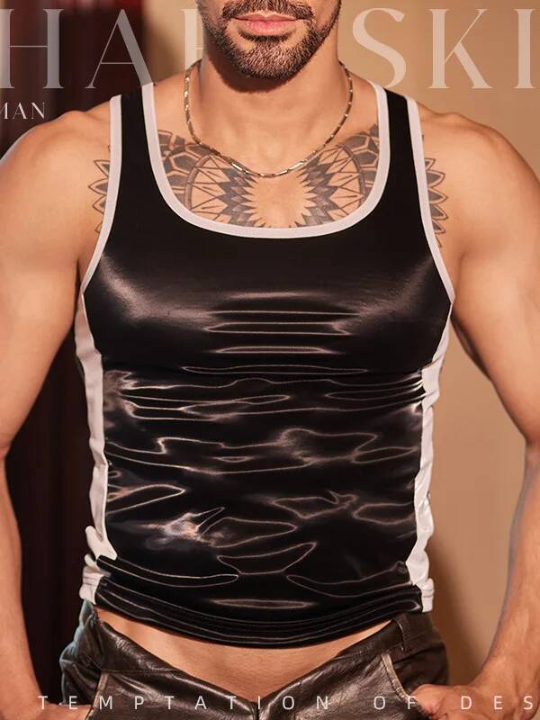 Sports Vest Men's Tight-Fittin - Leather Work Vest 评论和价格